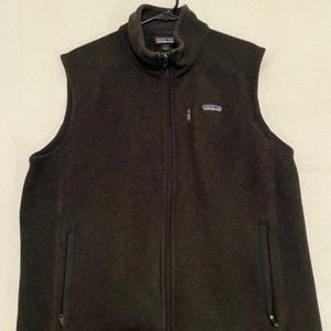 Patagonia Better Sweater Mens Fleece Vest Black Large